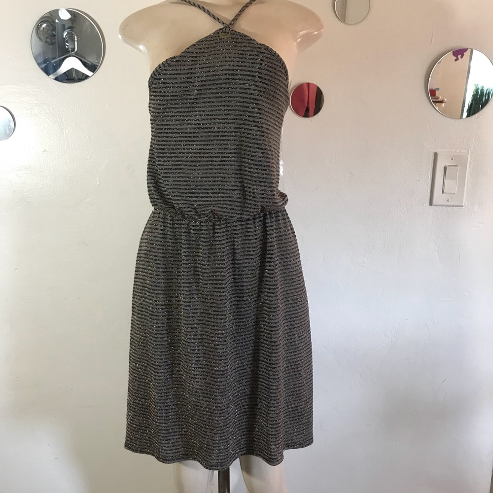 Everly Halter Top Dress Medium NWT